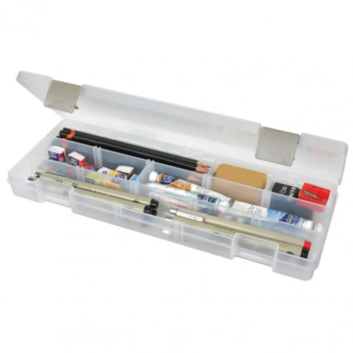 ArtBin Plastboks til knapper og tilbehør Transparent 31,5x11,5x3,5cm