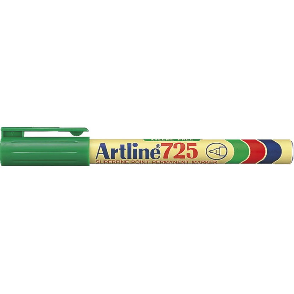 Artline 725 marker 0,4mm grøn