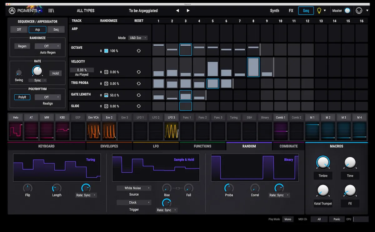 Arturia Pigments Polychrome Software Synthesizer (Download)