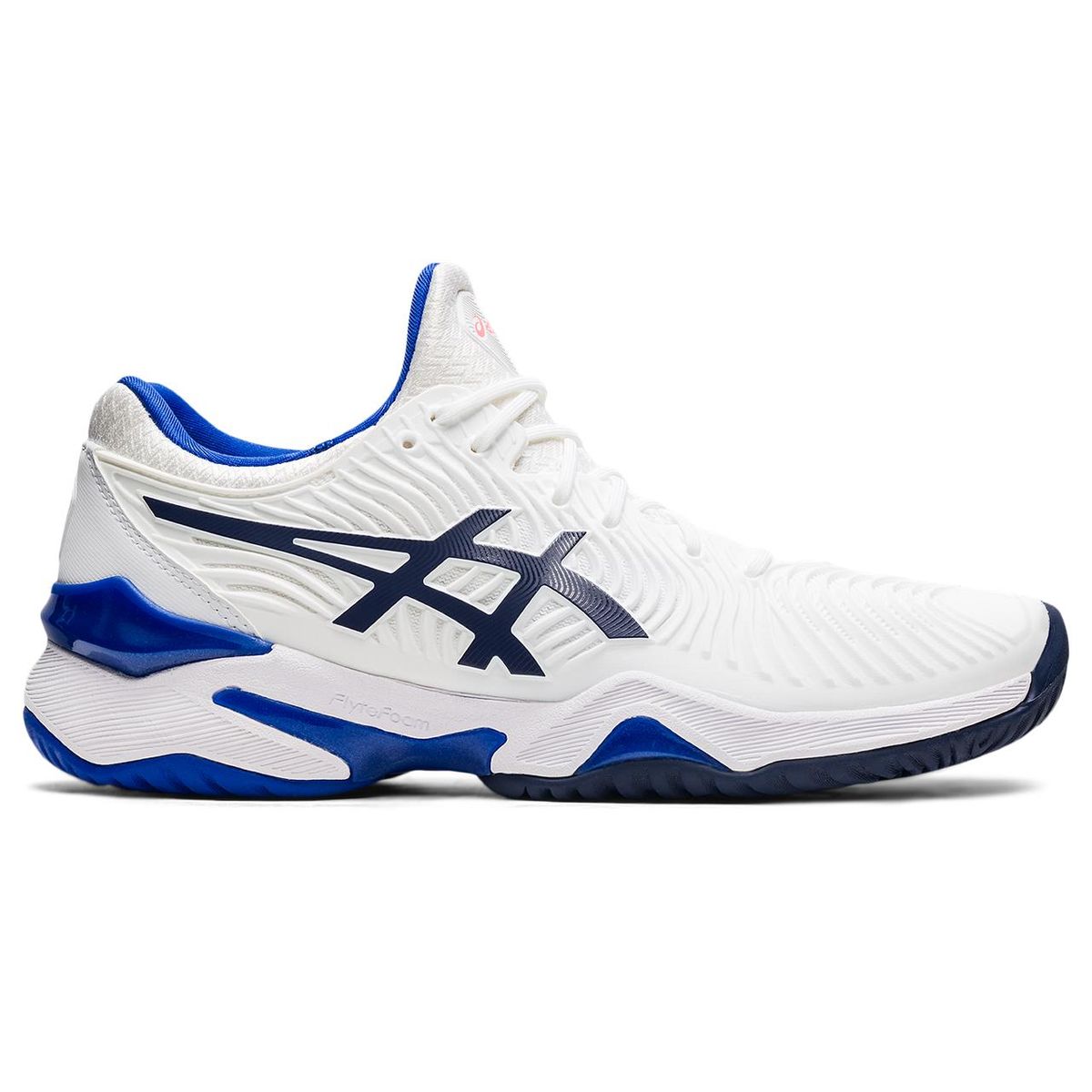 Asics Court FF 2 Dame White/Lapis Lazuli Blue