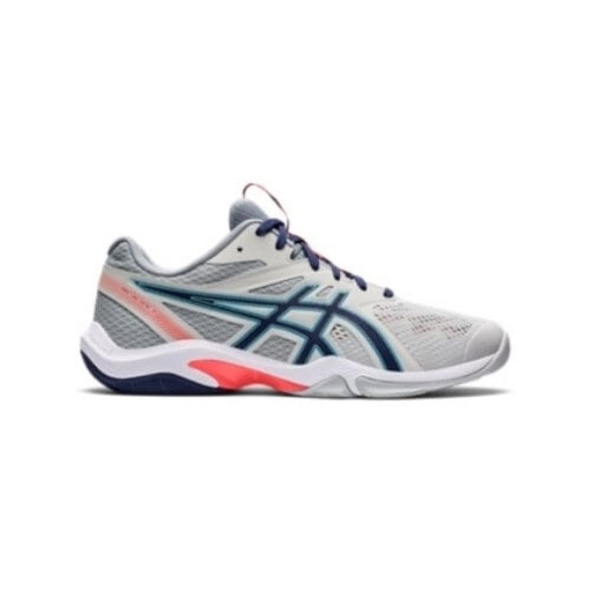 Asics Gel Blade 8 Glacier Grey/Sunrise Red