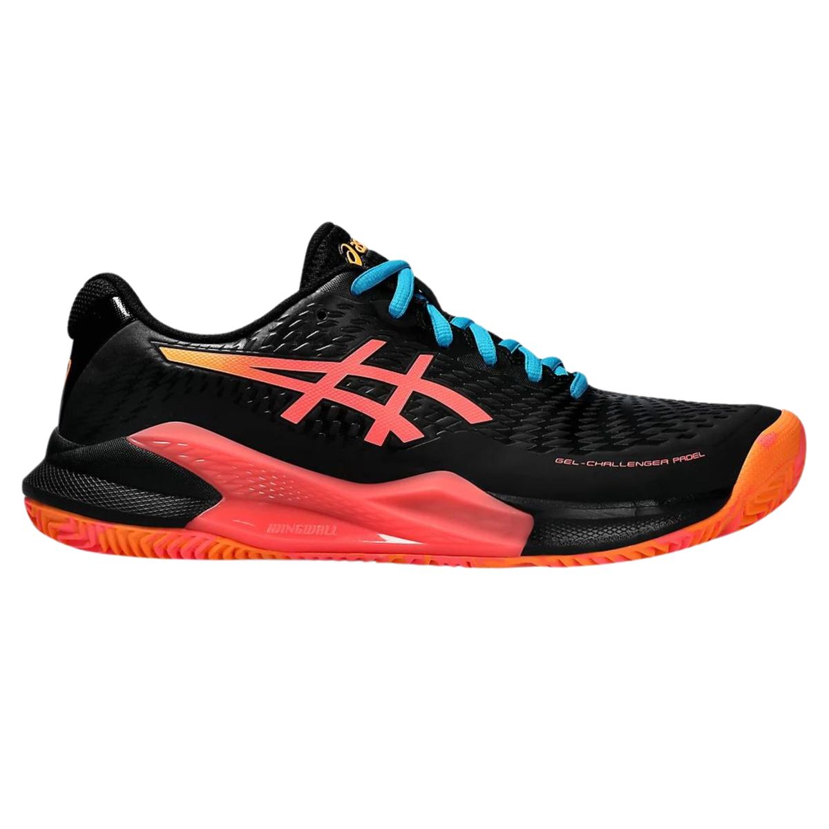 Asics Gel-Challenger 14 Padel Black/Blazing Coral