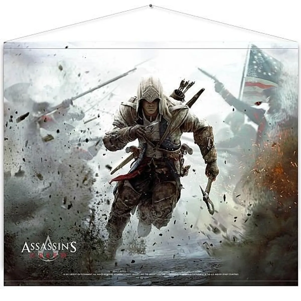 Assassin's Creed - Connor Kenway - Wallscroll (Top kvalitets "stof plakat") *Crazy tilbud*