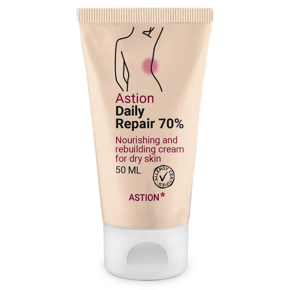 Astion Fedtcreme 70 % â Daglig fugtpleje ved eksem og kløe - 200 ml