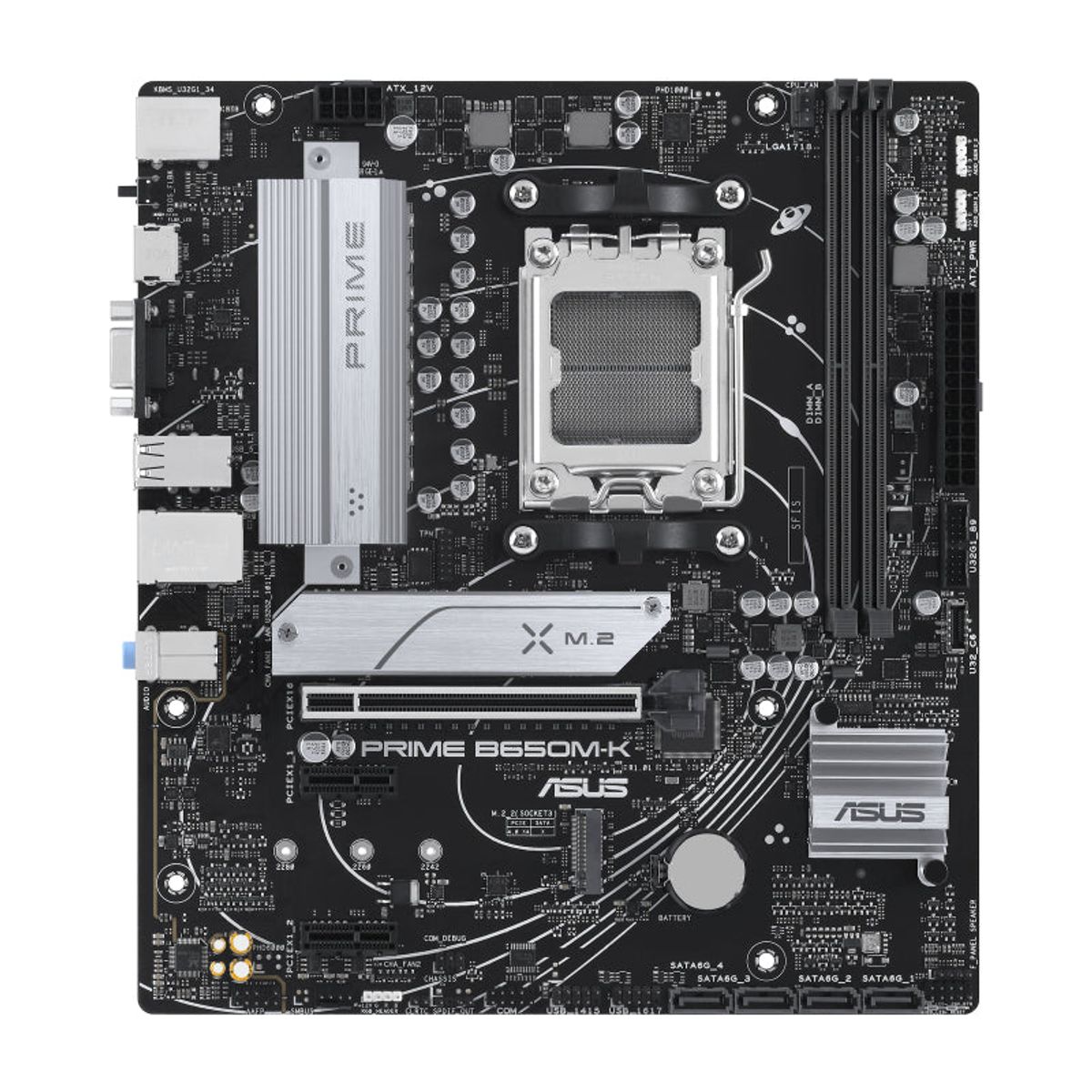 ASUS PRIME B650M-K (mATX, B650, AM5, DDR5) - Bundkort