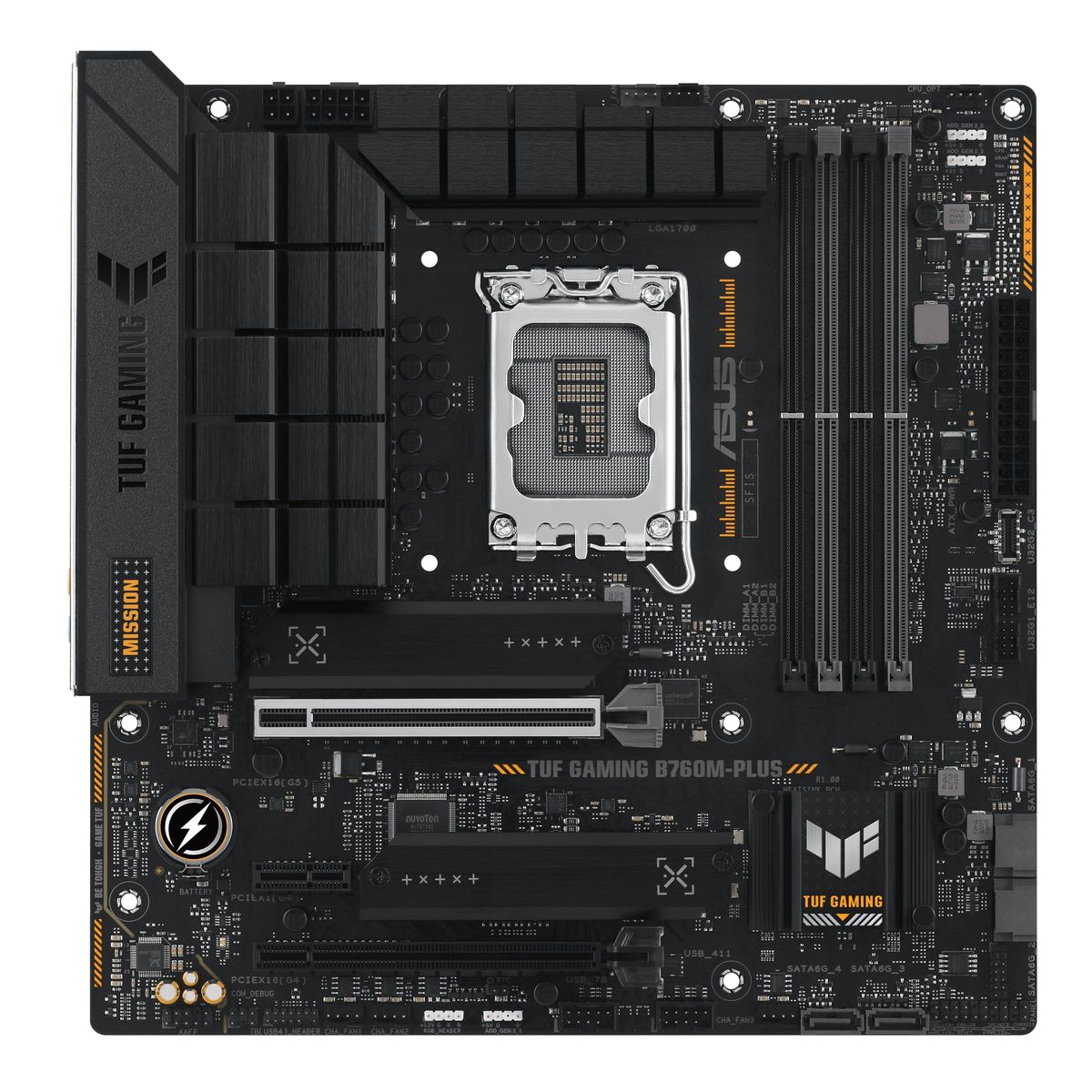 ASUS TUF GAMING B760M-PLUS (mATX, B760, LGA 1700, DDR5)