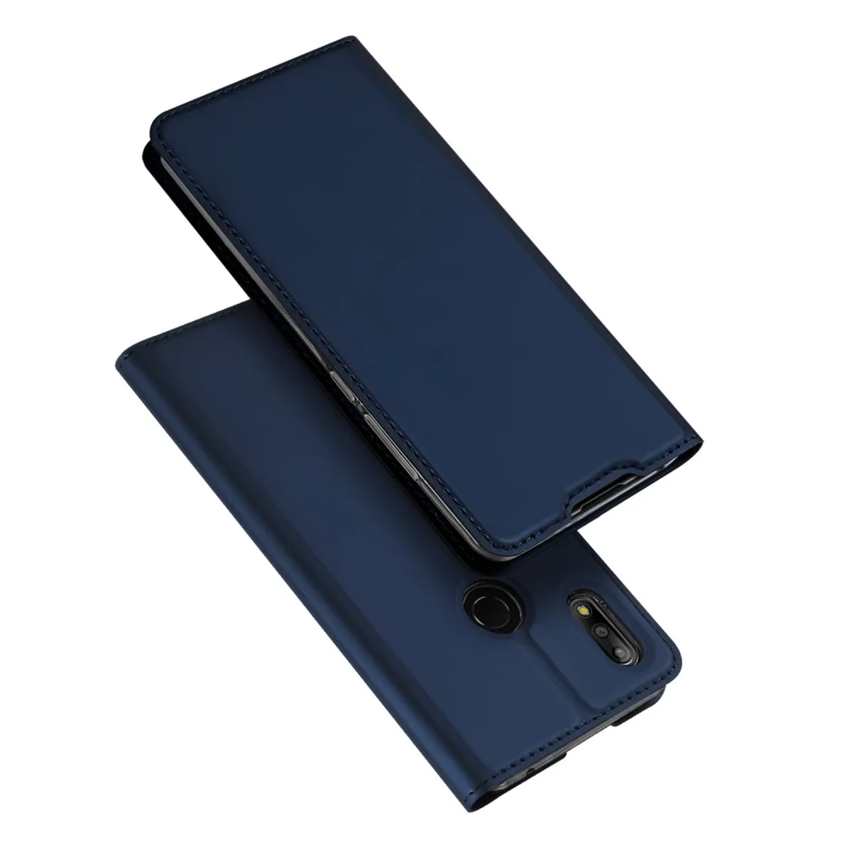 Asus Zenfone Max Pro (M2) - DUX DUCIS Skin Pro læder cover - Blå