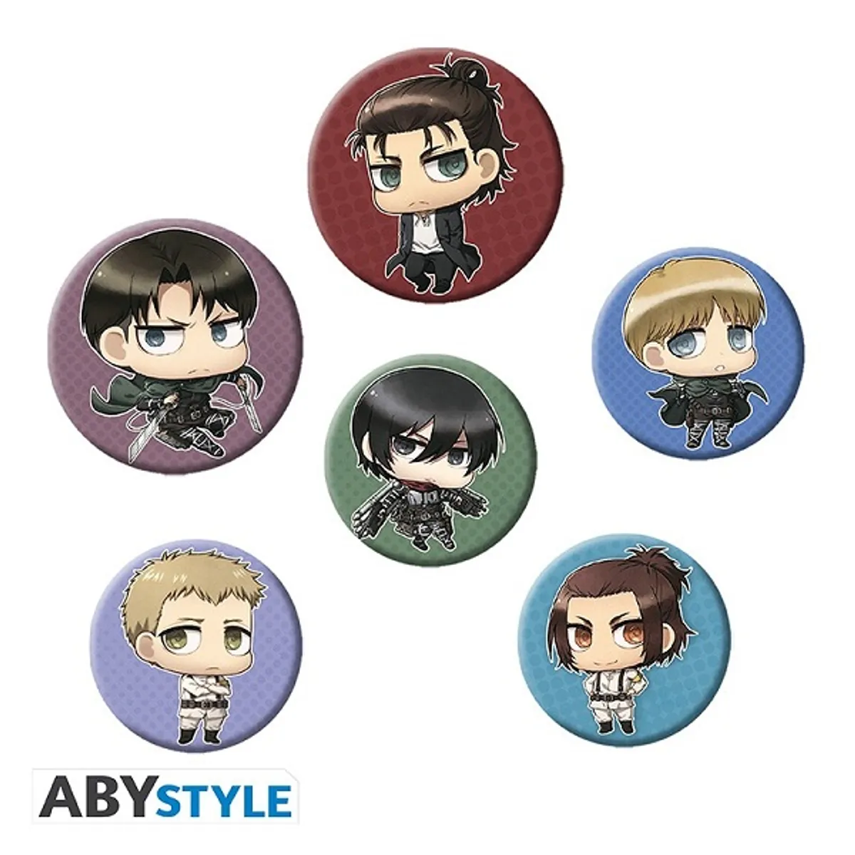 Attack on Titan - Badge 6-Pack