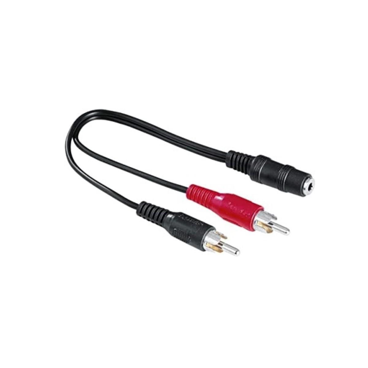 Audio Jack til 2 RCA-kabel Hama 00116011