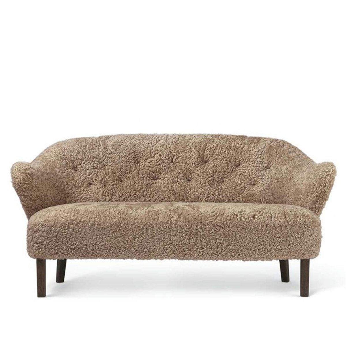 Audo Ingeborg Sofa Smoked Oak Sheepskin Sahara