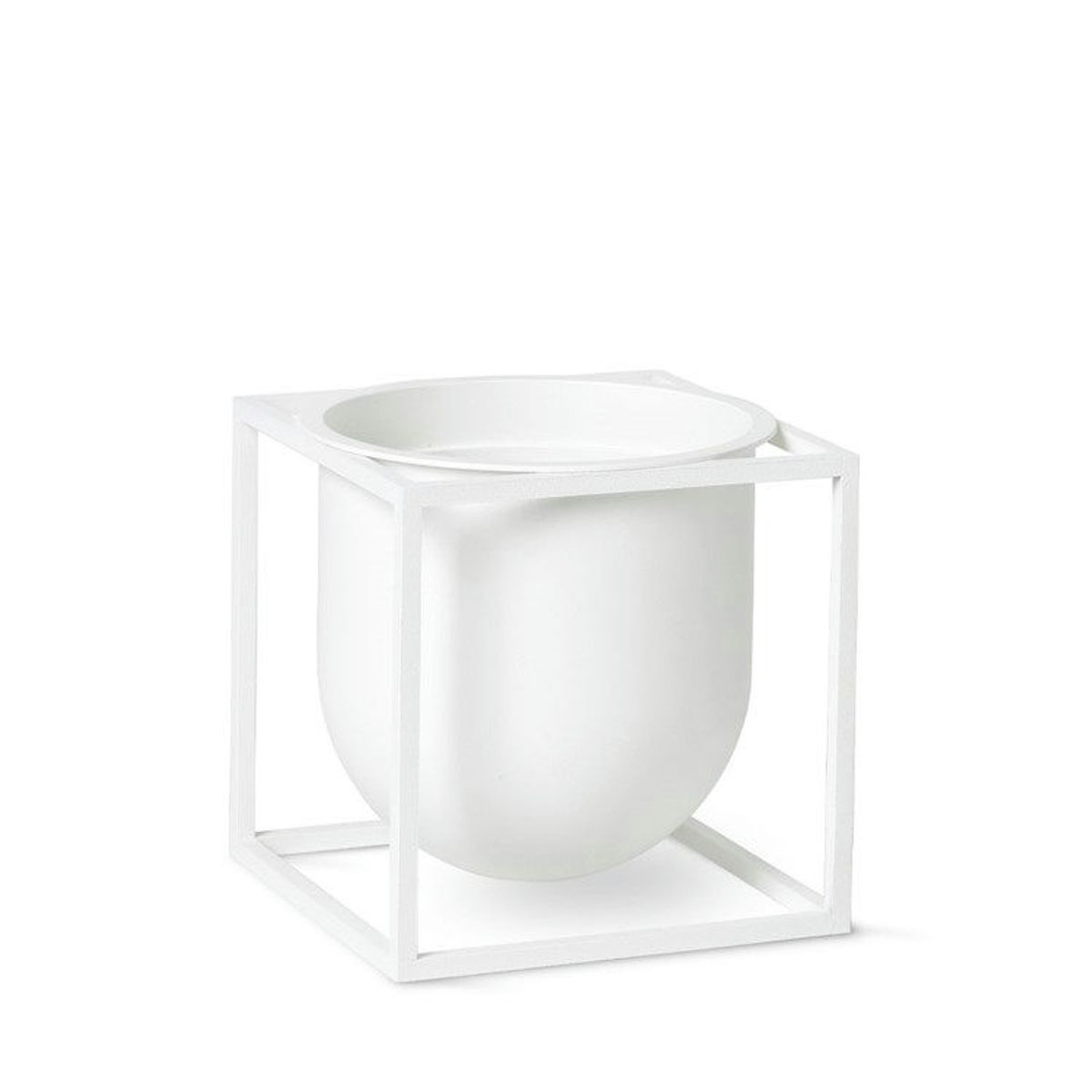 Audo Kubus Flowerpot White 14 cm