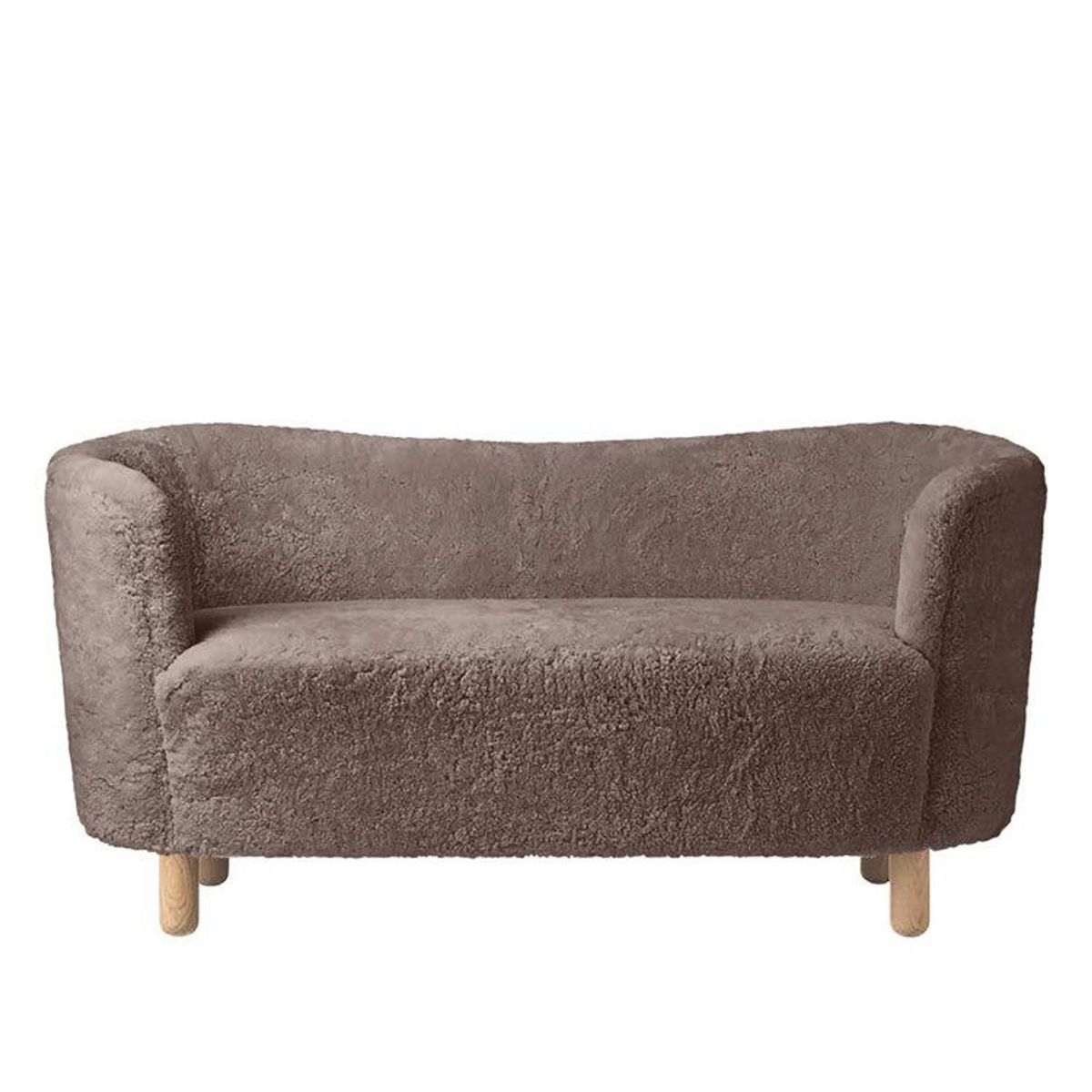 Audo Mingle Sofa Natural Oak Sheepskin Sahara