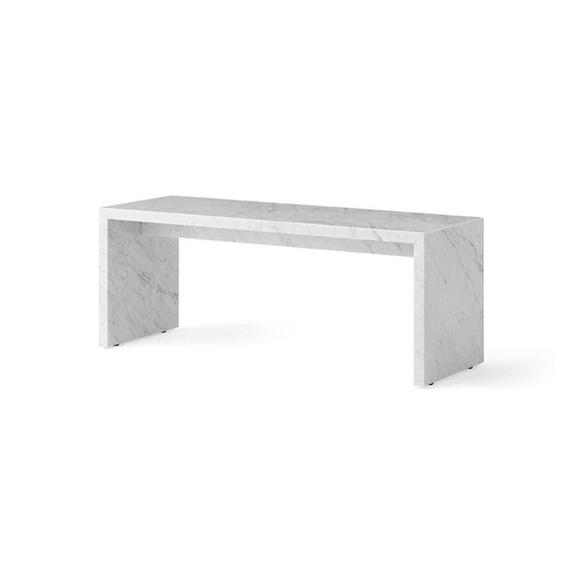 Audo Plinth Brigde Marmor Bord Carrara Marmor