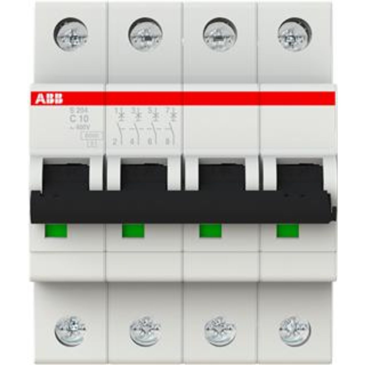 Automatsikring C10A 4P 6Ka 4M