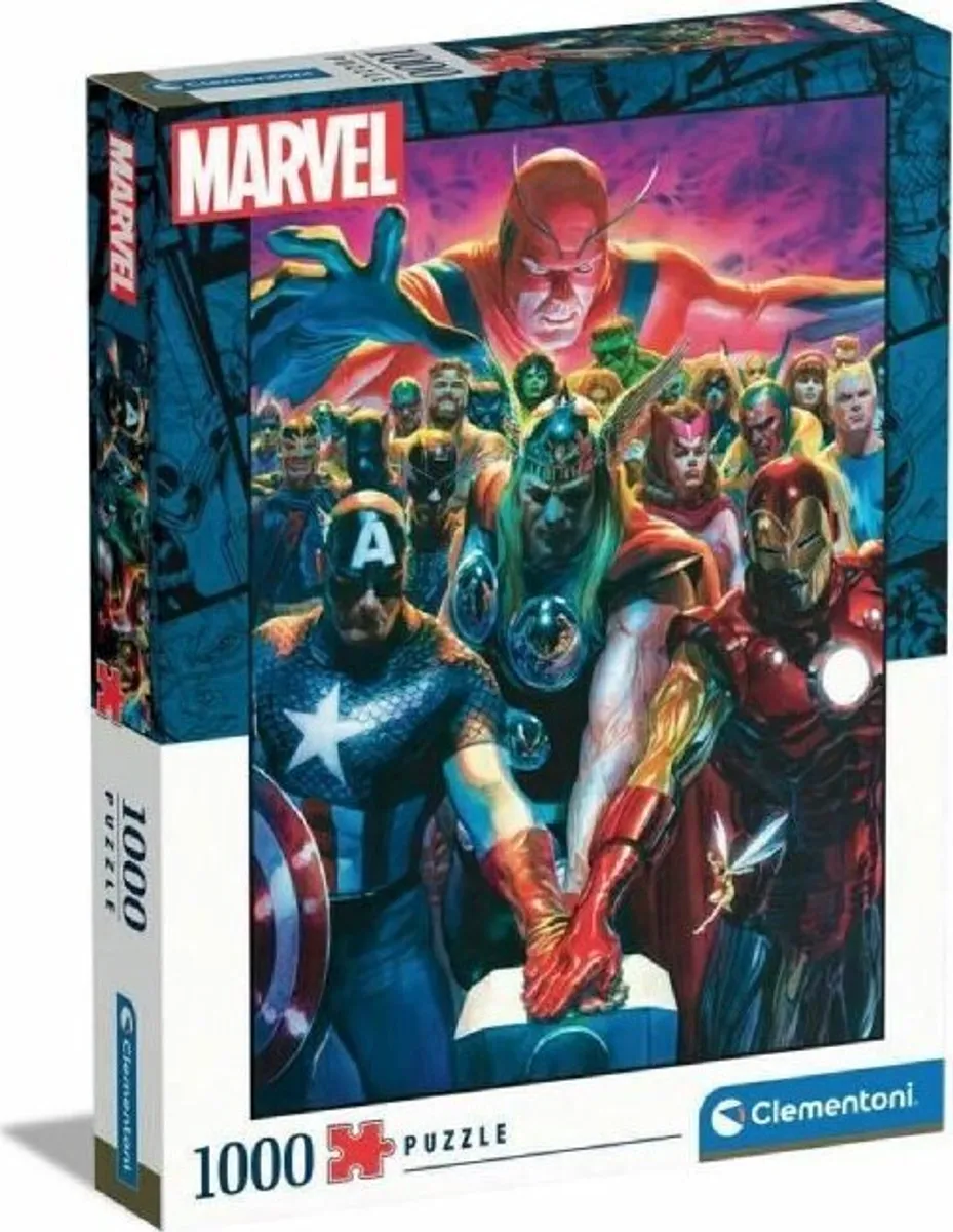 Avengers Puslespil - Marvel - 1000 Brikker - Clementoni