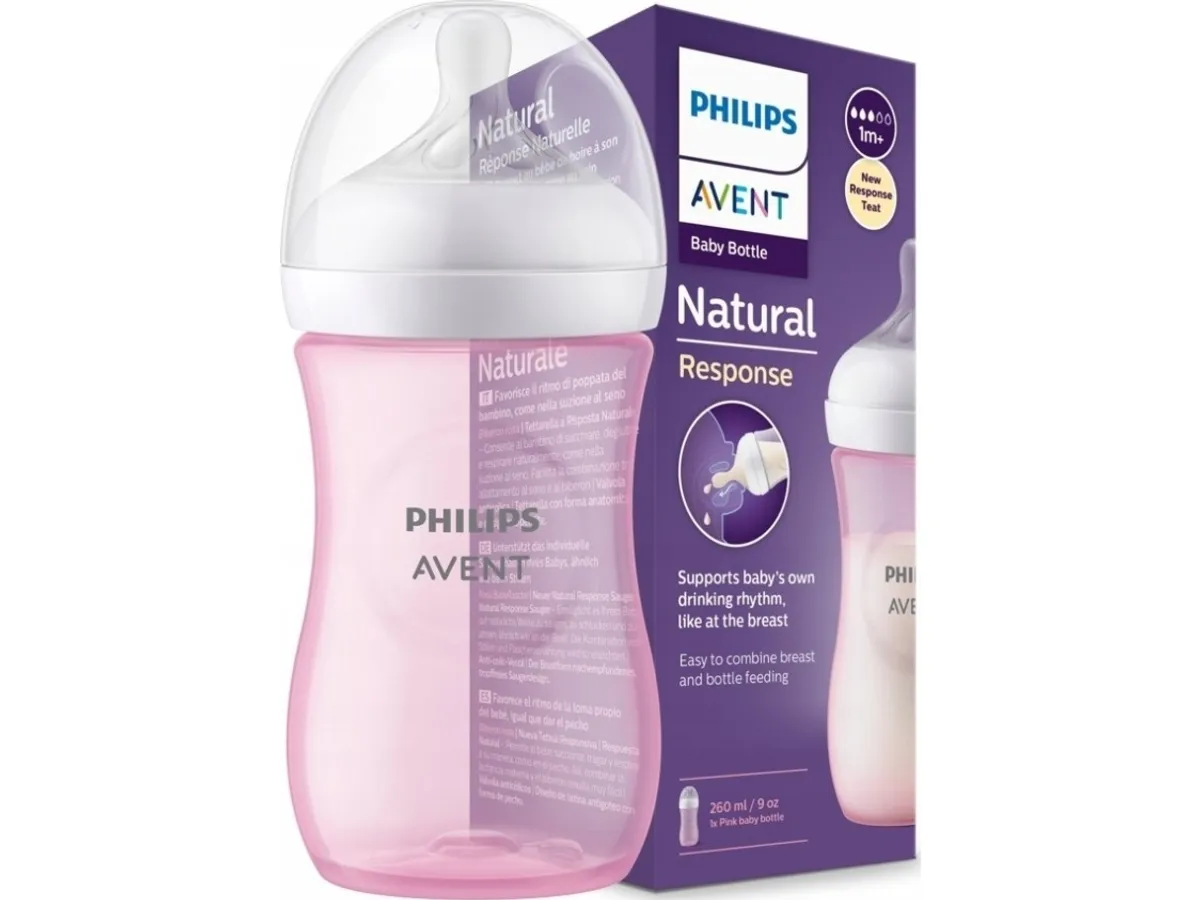 Avent Avent Scy903/11-Responsywna Butelka Natural 260Ml Ró