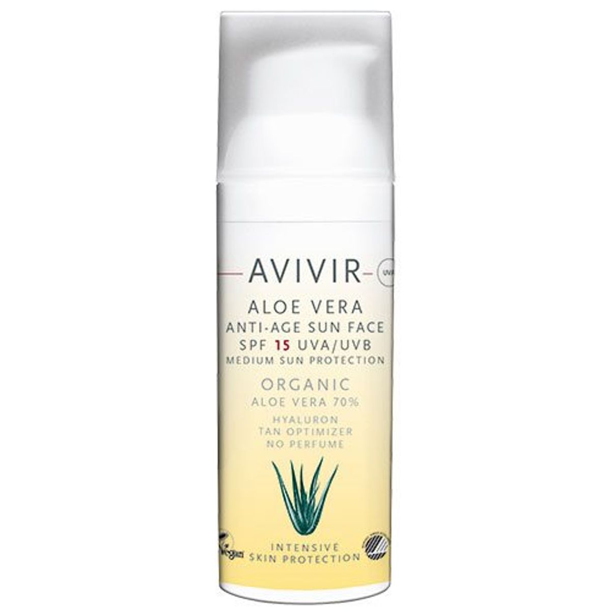 Avivir Aloe Vera Anti-Age Sun Ansigt SPF 15 - 50 ml.