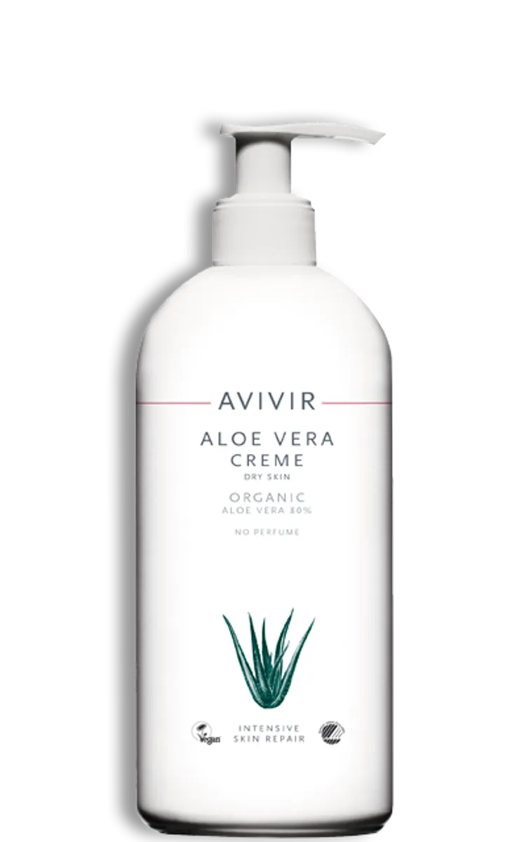 Avivir Aloe vera creme 80 % - 500 ml.