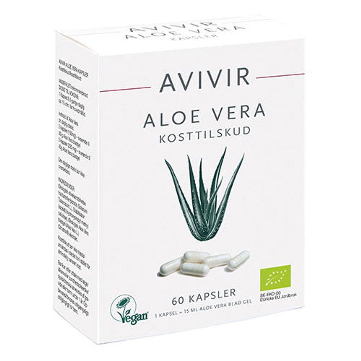 Avivir Aloe Vera Kapsler (60 kapsler)