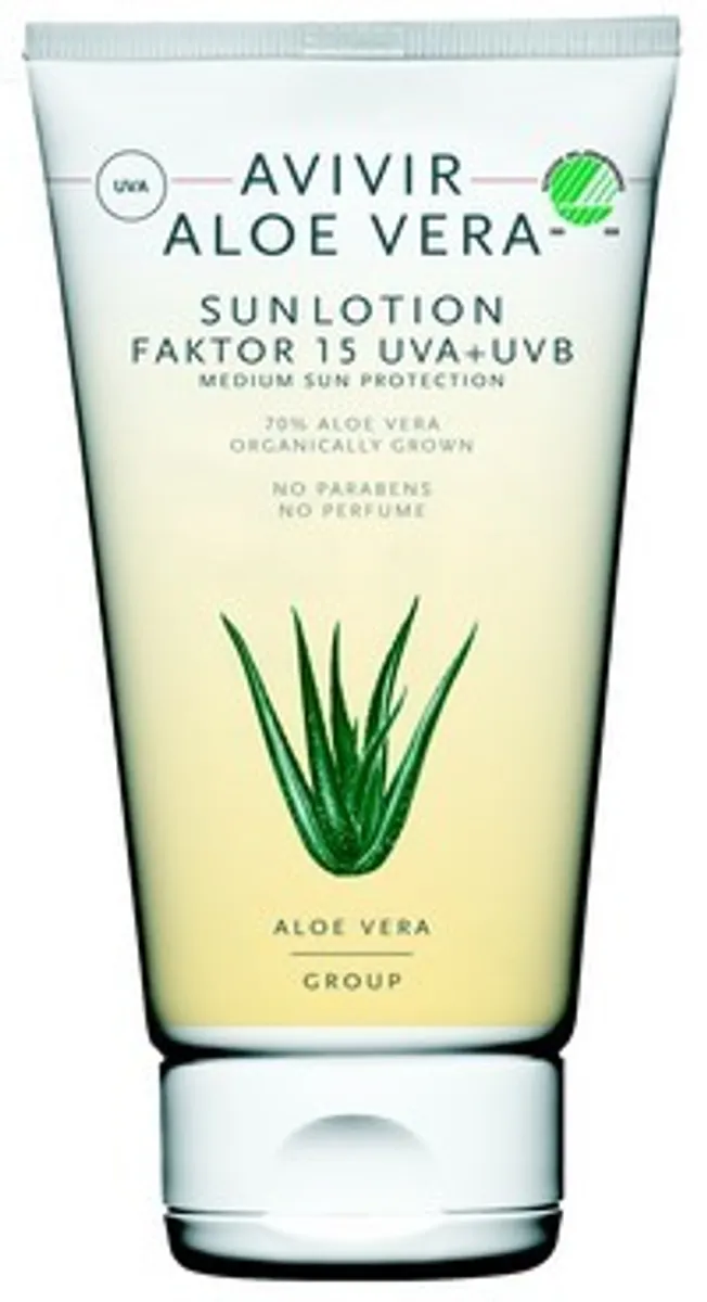 Avivir Aloe Vera Sun Lotion SPF 15 &bull; 150 ml.