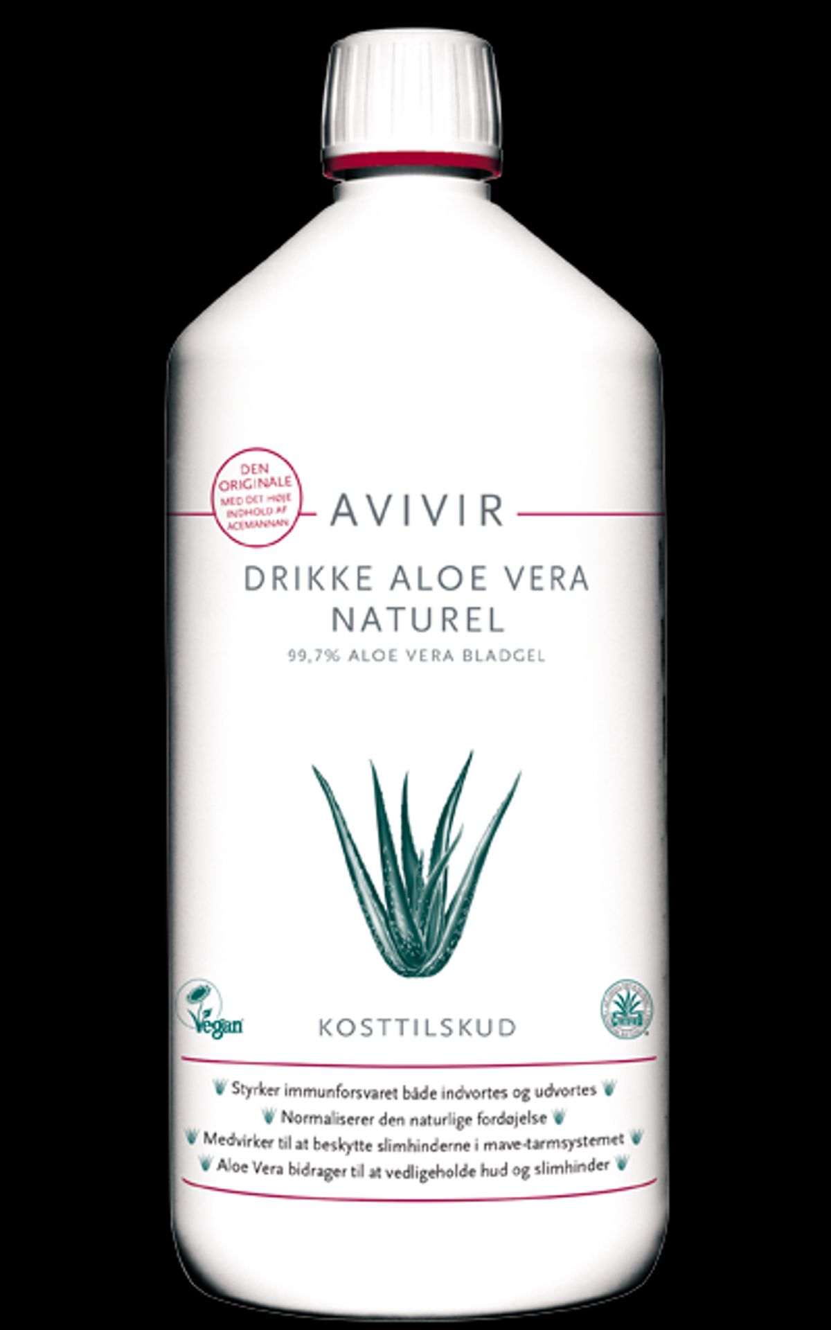 Avivir Drikke - Aloe Vera - 1 liter.