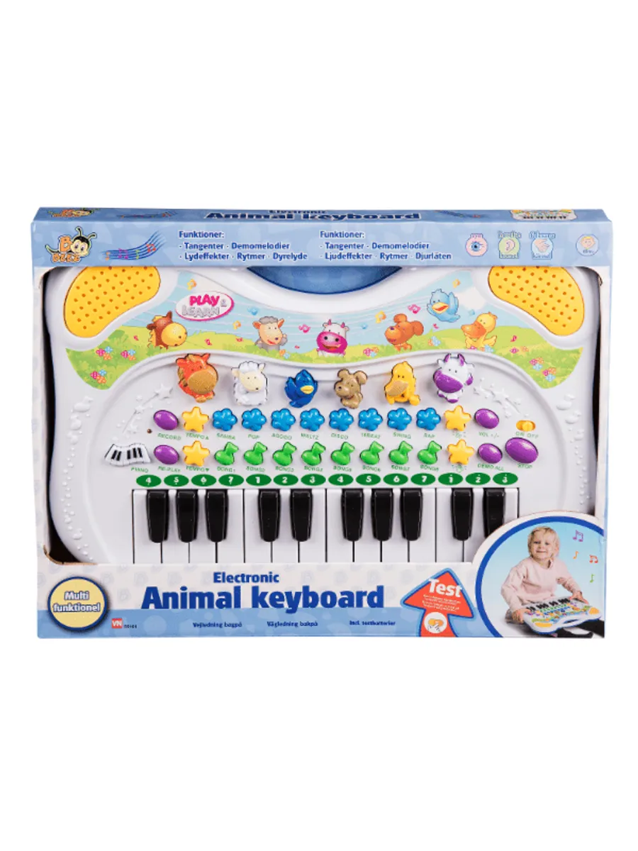 B Beez Keyboard Med Dyrelyde - Keyboard - Legekammeraten.dk