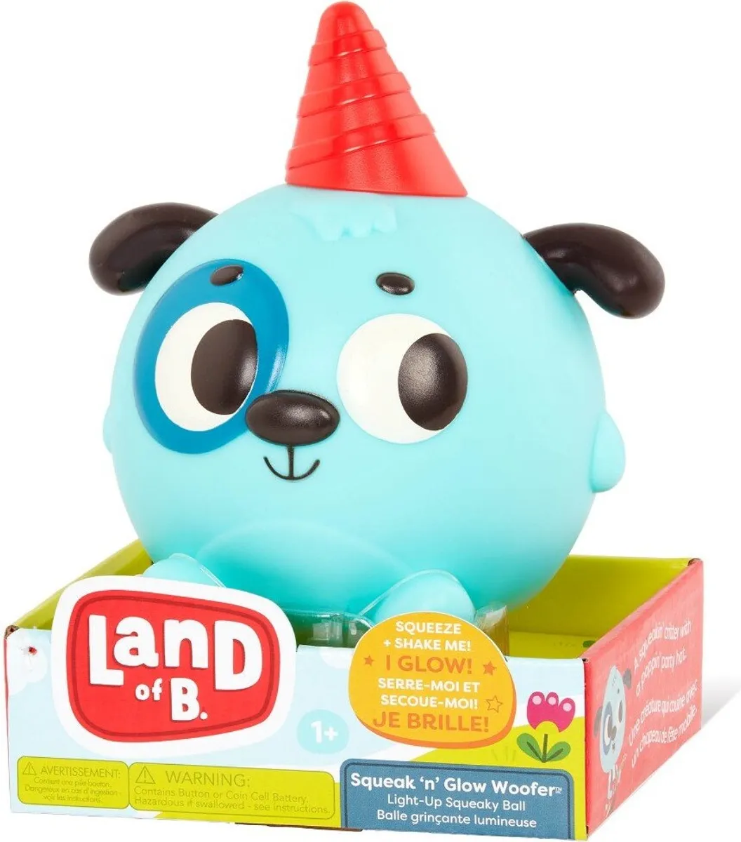 B Toys - Land Of B, Squeak n Glow Woofer