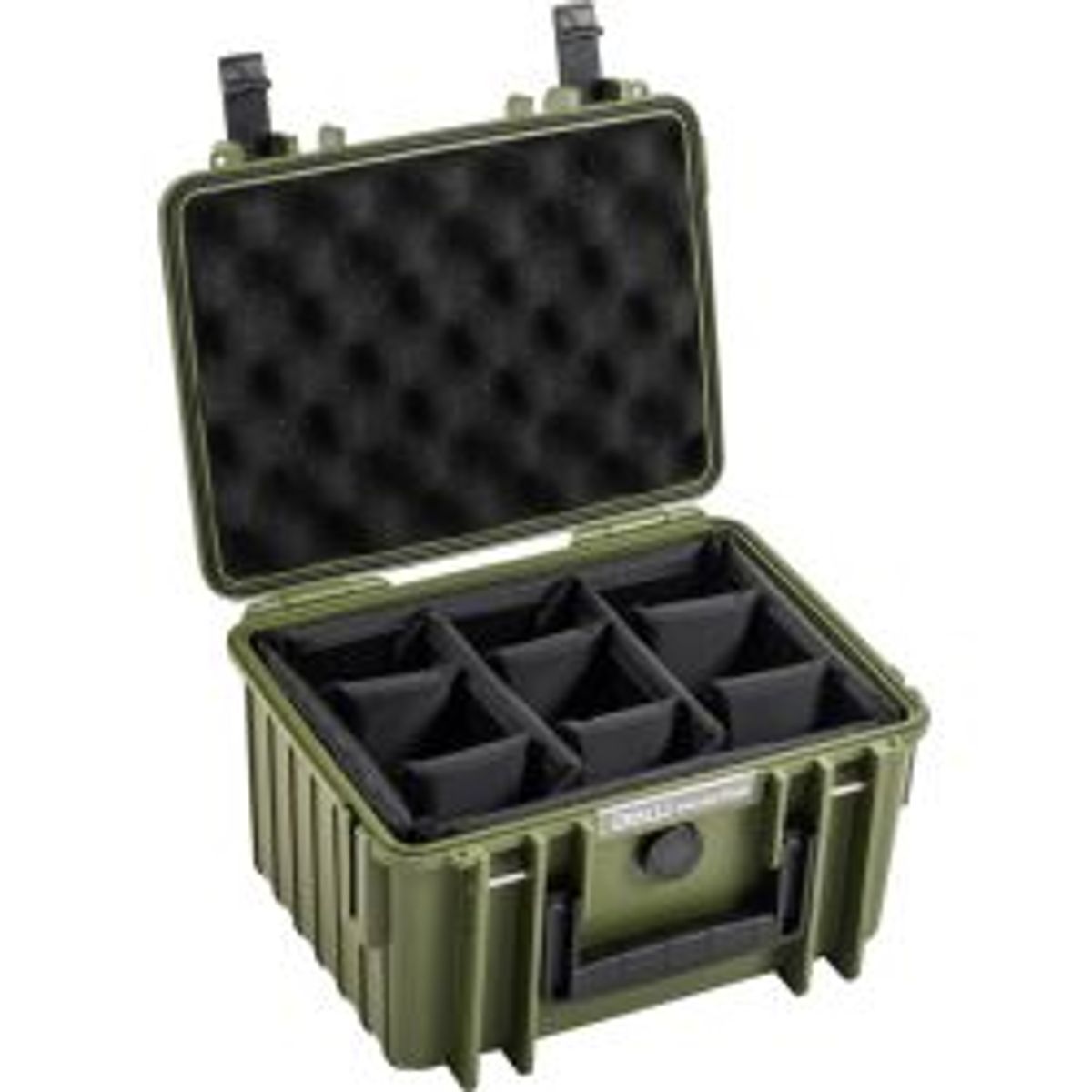 B&W Outdoor Cases BW Outdoor Cases Type 2000 / Bronze green (divider system) - Kuffert