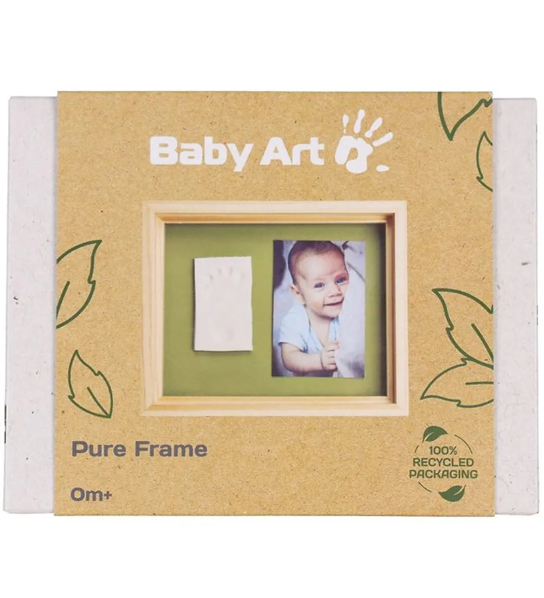 Baby Art Hånd- Og Fodaftryk Sæt - Pure Frame