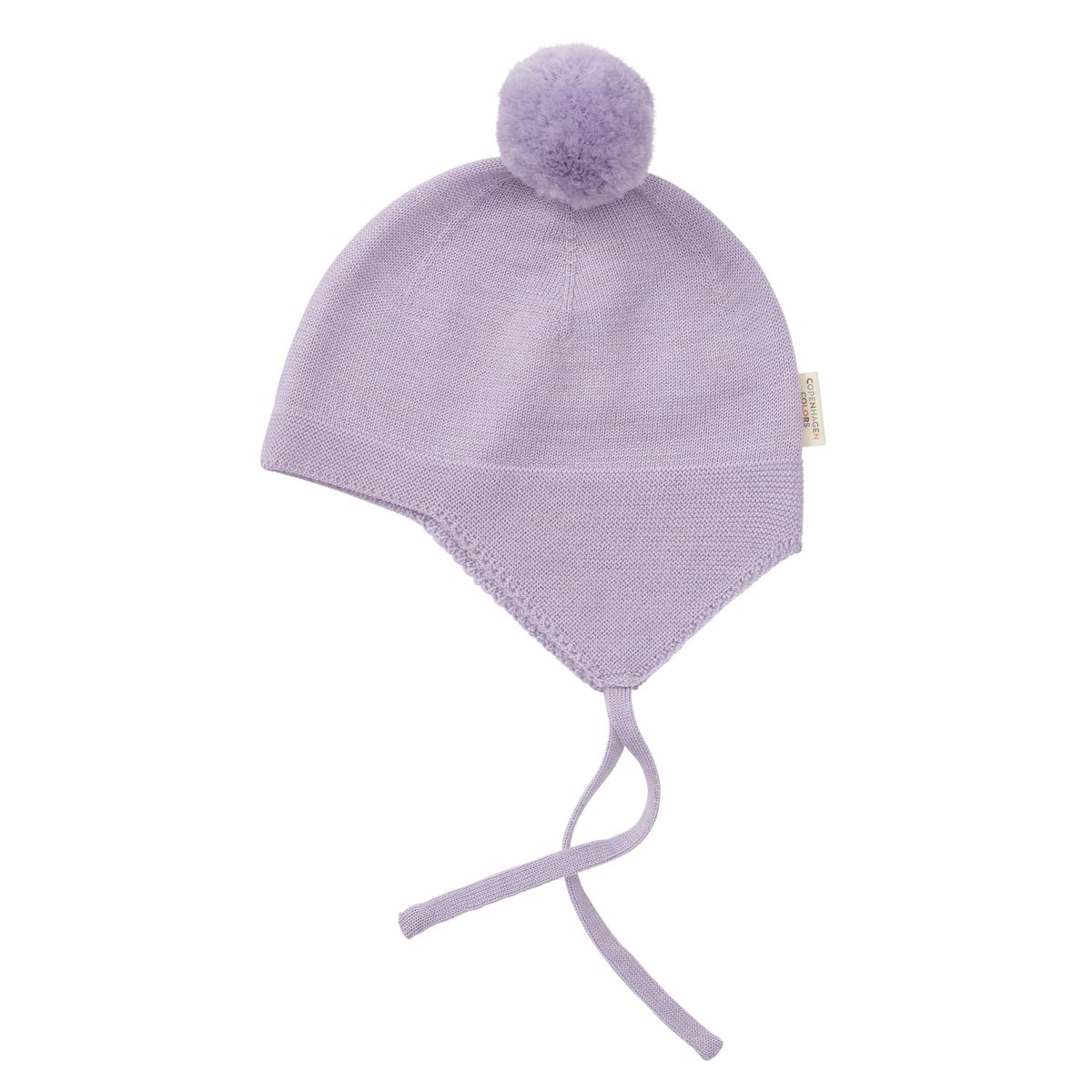 BABY HAT M. KVAST I MERINOULD - LAVENDER - LAVENDER / 36-38/0-1M