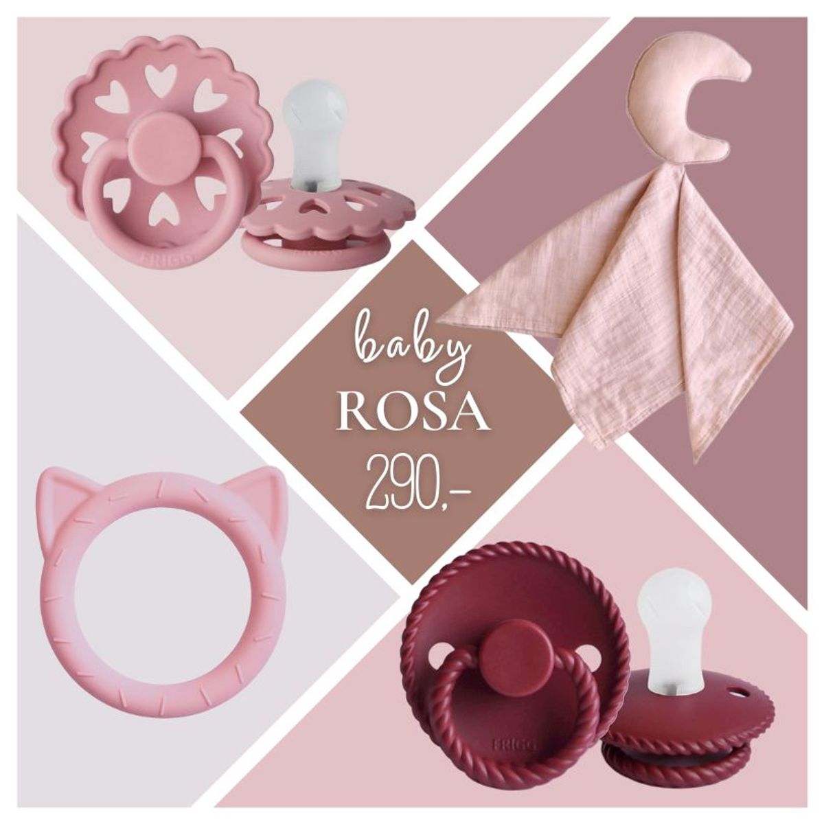 Baby pakke - Rosa