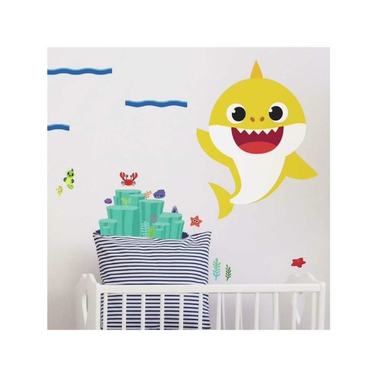 Baby Shark Gigant Wallstickers