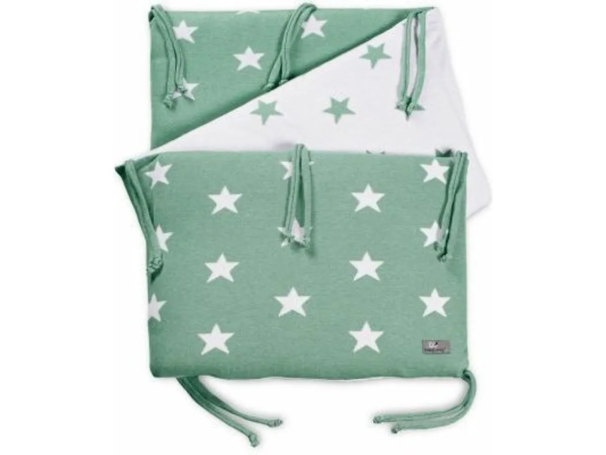 Babys Only Sengerand, 40X180cm, Mint/Hvid (Bso0914292)