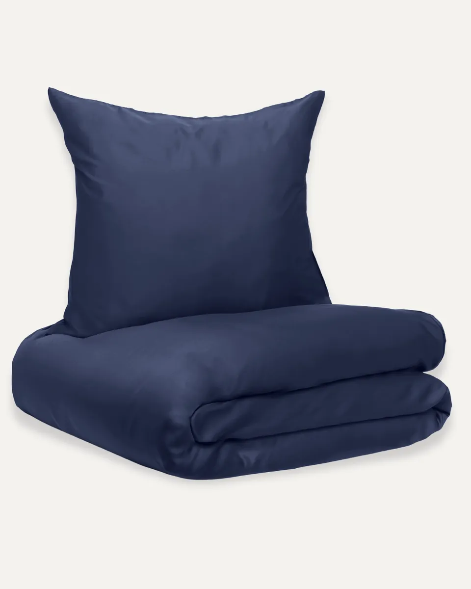 Babysengetøj i bambus | Navy blue | 70x100