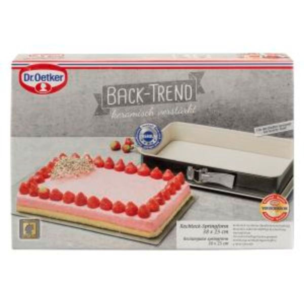 Bageform rekt. 38x25 cm - Dr. Oetker