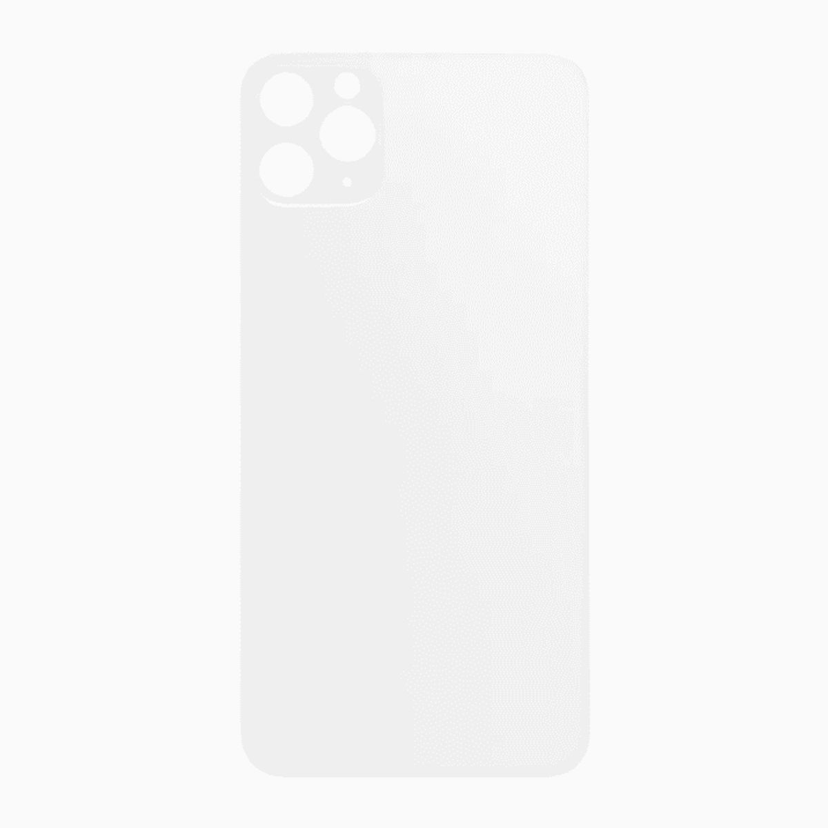 Bagsideglas til iPhone 11 Pro Silver - iHero