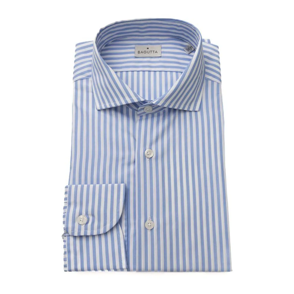 Bagutta Elegant Medium Fit French Collar Shirt