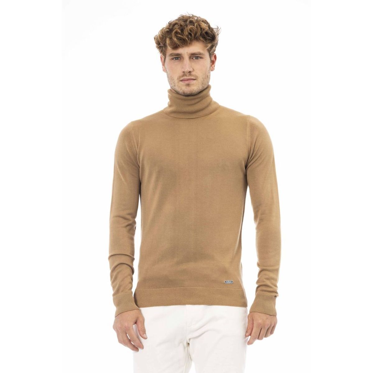 Baldinini Trend Beige Modal Sweater