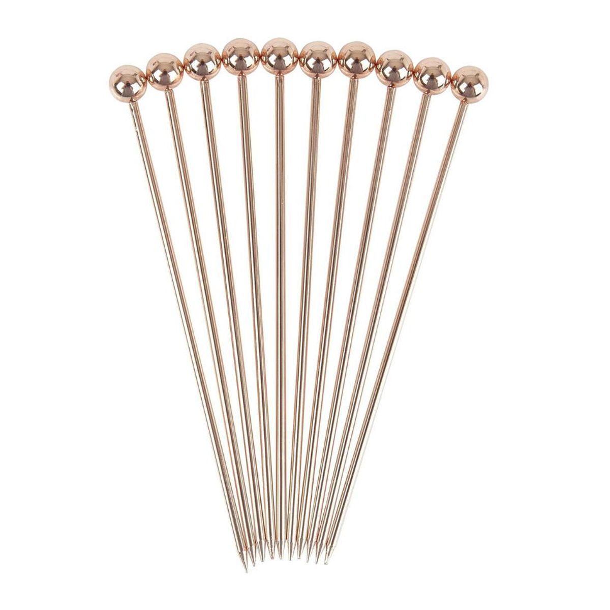 Ball Garnish Drinkspind Pk10 Copper