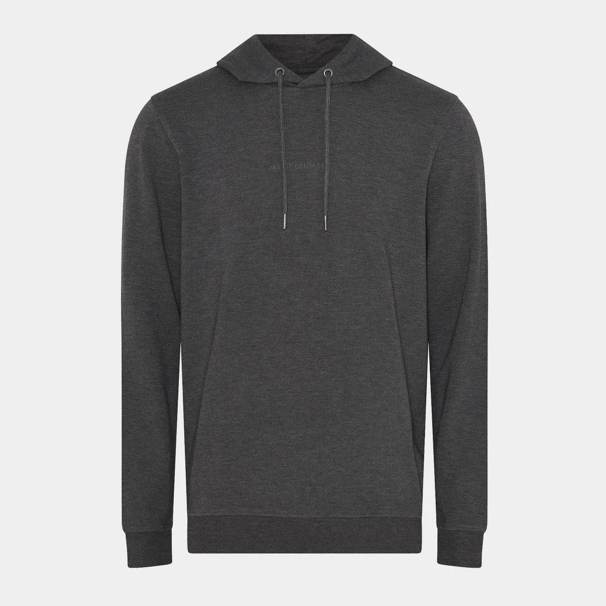 Bambus hoodie| mørkegrå bambus hoodie til mænd fra JBS of Denmark, L