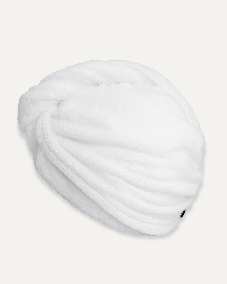 Bambus hårturban | White | White