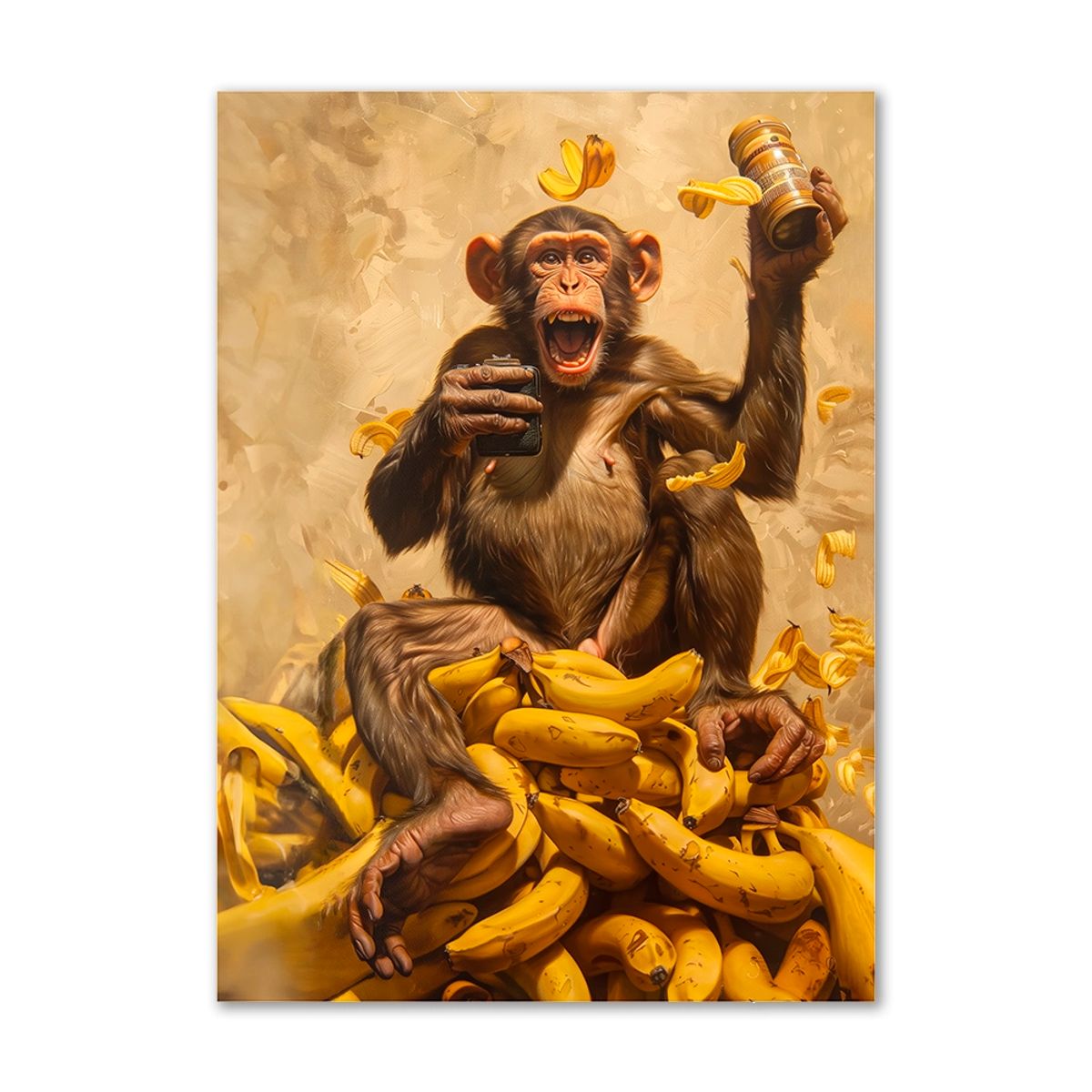 Banana Bonanza - 60x80 cm. - Ingen