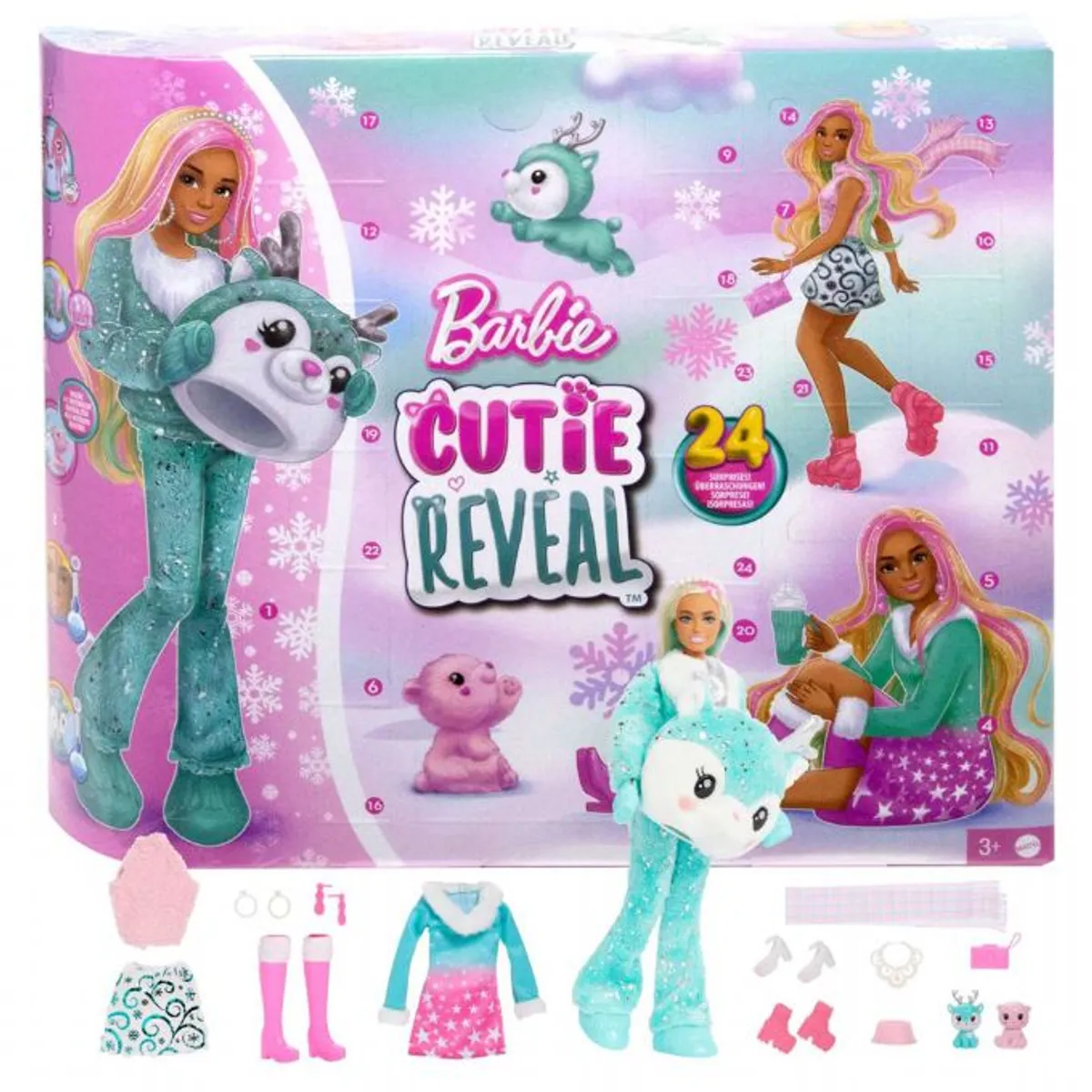 Barbie Cutie Reveal Julekalender 2024