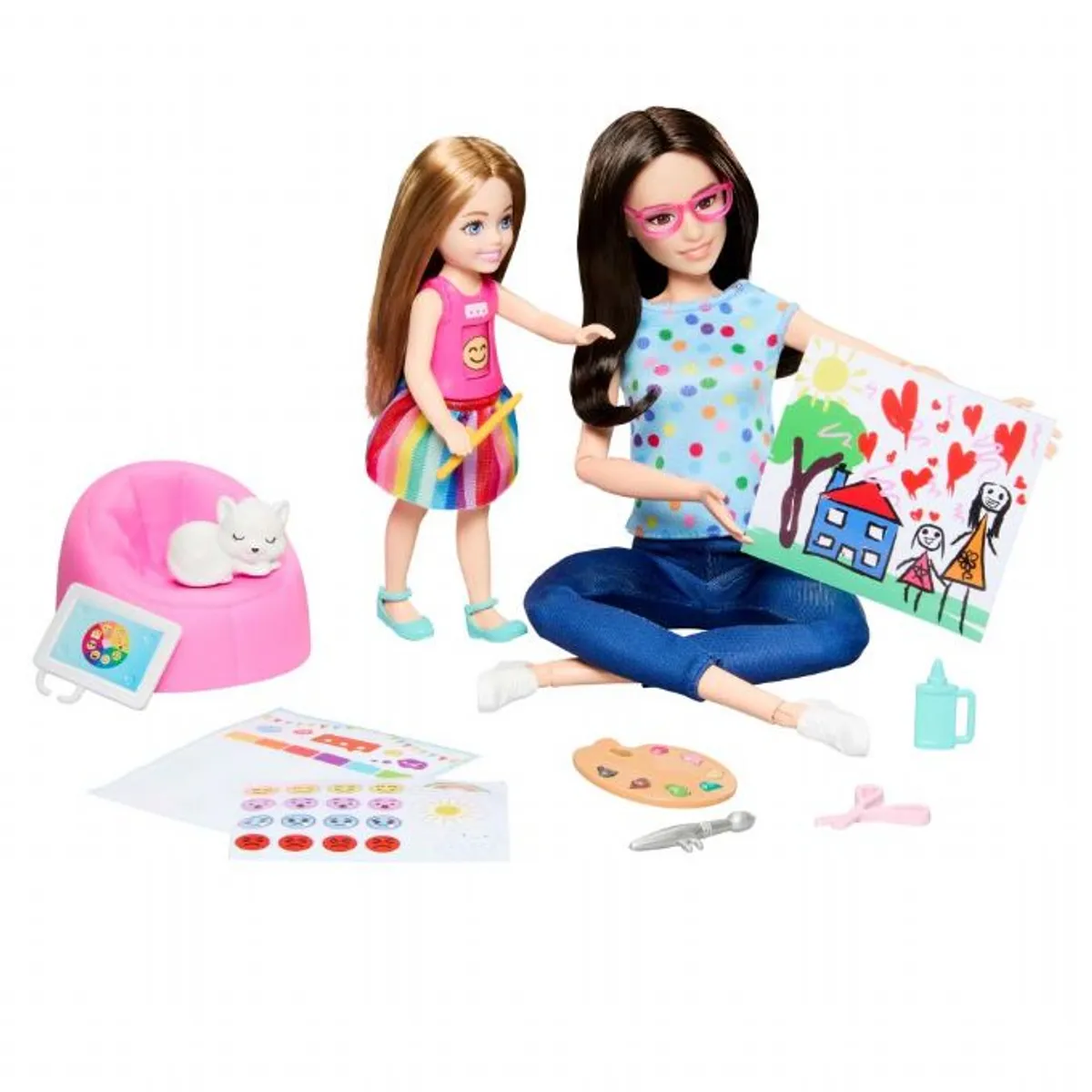 Barbie Kunstterapi Dukke Playset