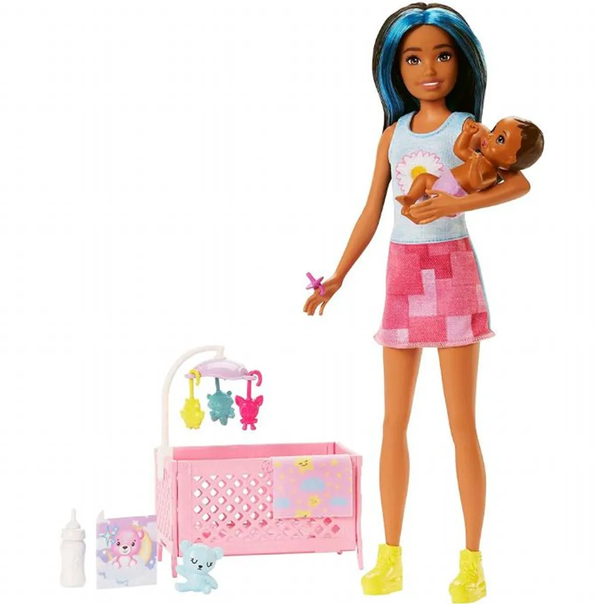 Barbie Skipper Babysitter Crib Playset