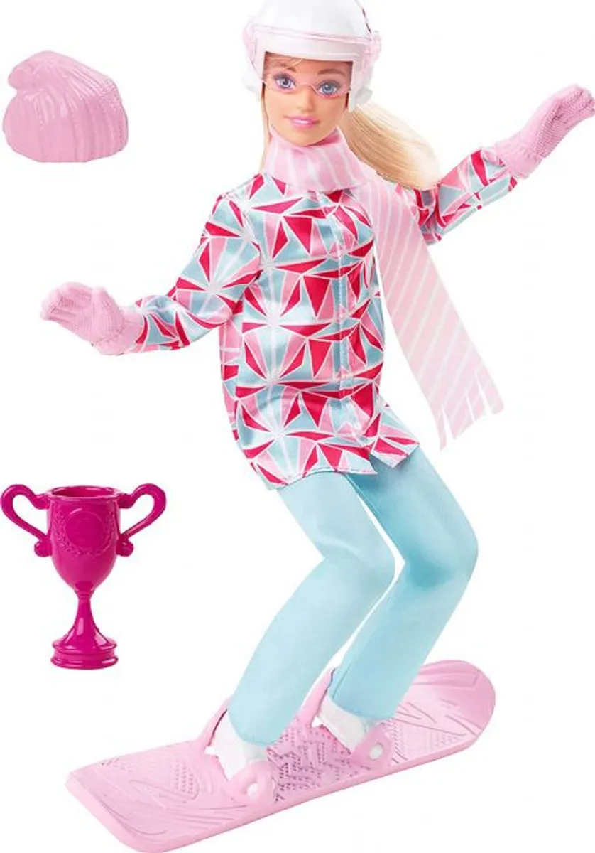 Barbie Snowboarder Dukke