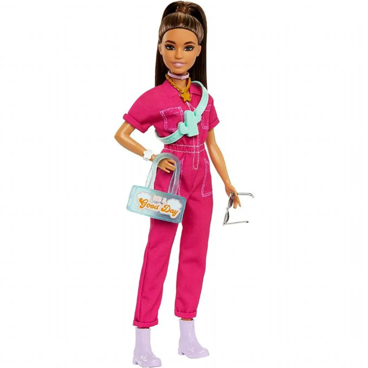 Barbie Trendy Pink Jumpsuit Dukke