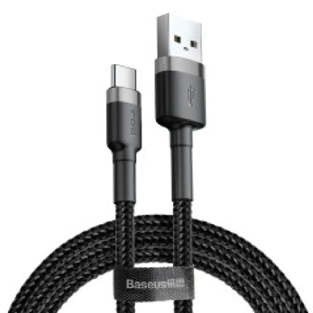 Baseus Cafule USB 2.0 USB Type-C kabel 3m Sort Grå