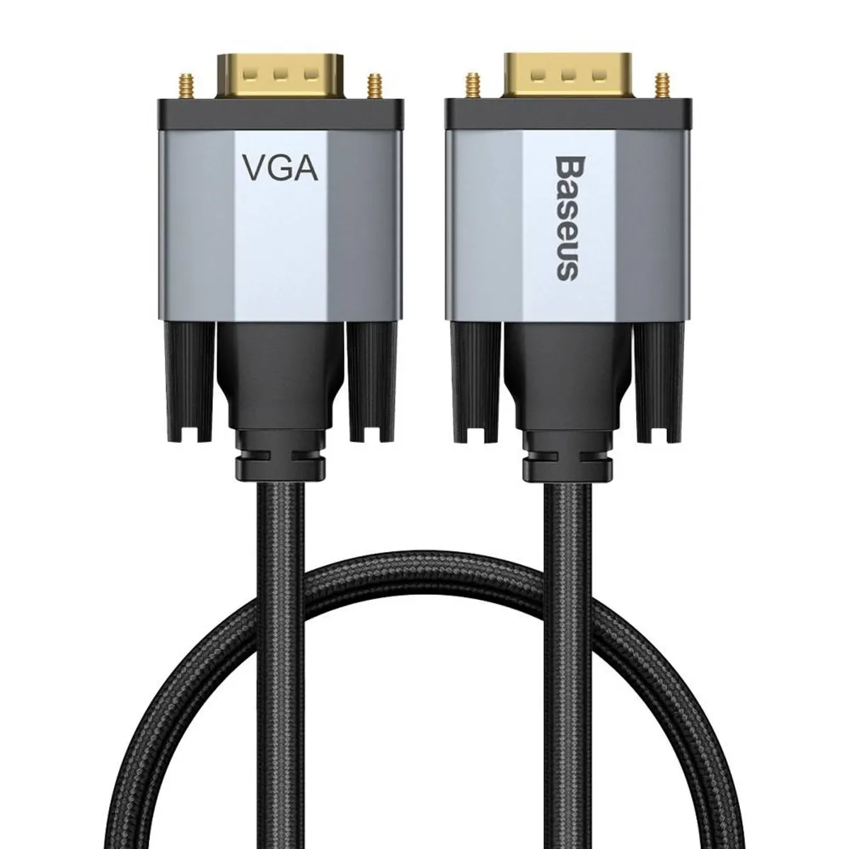 BASEUS Enjoyment - VGA til VGA kabel adapter 1m - 1080p - Mørkegrå