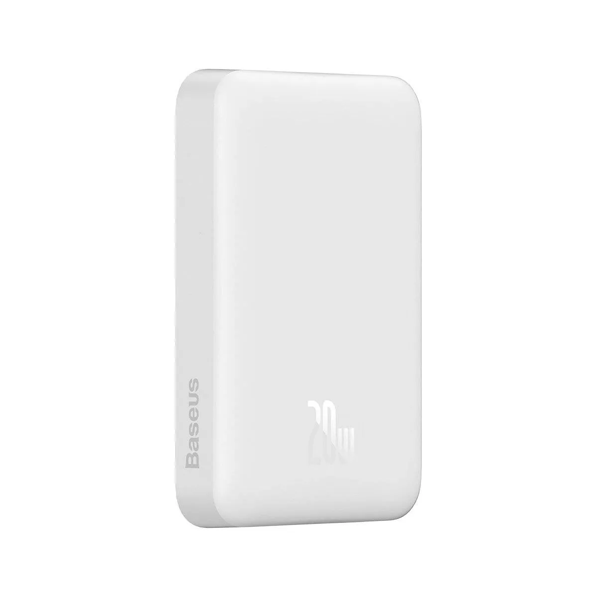 Baseus Powerbank 10000mAh med MagSafe 15W / USB-C 60W - Hvid